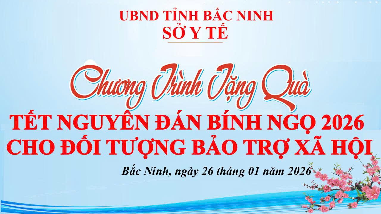 BỆNH VIỆN SỨC KHỎE TÂM THẦN BẮC NINH SỐ 1 TIẾP NHẬN QUÀ TẾT CỦA UBND TỈNH DÀNH CHO ĐỐI TƯỢNG BẢO...